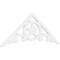Ekena Millwork Pitch Austin Architectural Grade PVC Gable Pediment, 72"W x 27"H x 1"P (9/12) GPP072X027X100AUS - alternate 1